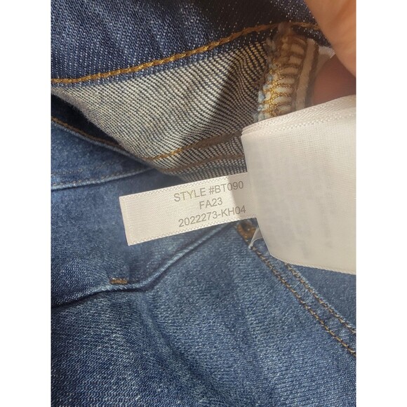 J.Crew Jeans Womens 28 Blue Essential Straight Stretch Denim Medium Wash BT090 - Picture 12 of 14